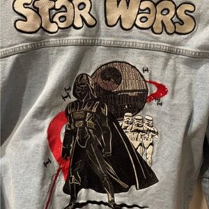 Disney Star Wars Darth Vader Denim Jean Jacket for Adult M
